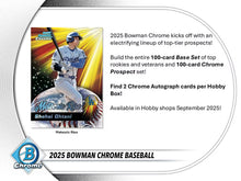 Load image into Gallery viewer, 2025 Bowman Chrome Baseball Hobby PICK YOUR PACK Break