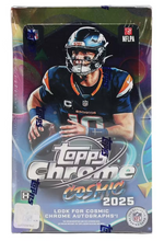 Load image into Gallery viewer, 2025 Topps Chrome Cosmic Football SEALED Hobby Box