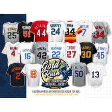 Load image into Gallery viewer, 2025 Gold Rush Series 3 Autographed Baseball Jersey PICK YOUR TEAM 1 Box Break #1