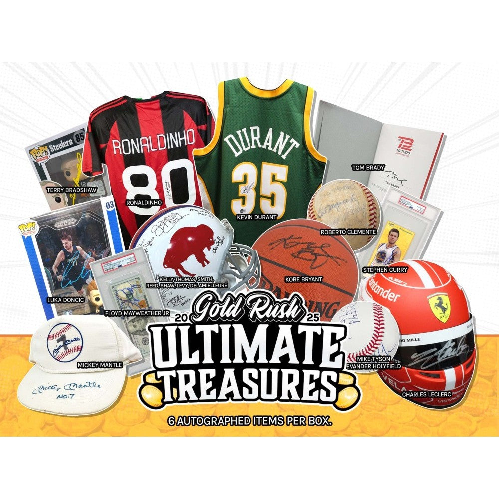 2025 Gold Rush Ultimate Treasure Chest Multi Sport 1 Box Break #1 (6 HITS!)
