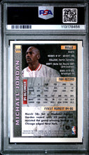 Load image into Gallery viewer, MICHAEL JORDAN 1995-96 Topps Finest #229 REFRACTOR PSA 8 - LOW POP!
