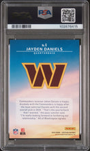 Load image into Gallery viewer, JAYDEN DANIELS 2024 Panini Certified Franchise Foundations Green SSP 1/5 PSA 9
