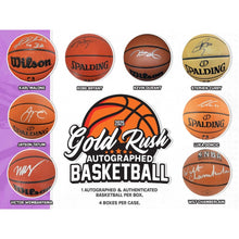 Load image into Gallery viewer, 2025 Gold Rush Autographed Basketball Random 1 Box Break #1
