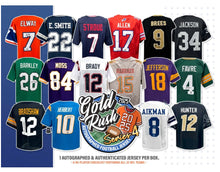 Load image into Gallery viewer, 2025 Gold Rush Series 4 Autographed Football Jersey PICK YOUR TEAM 1 Box Break #1
