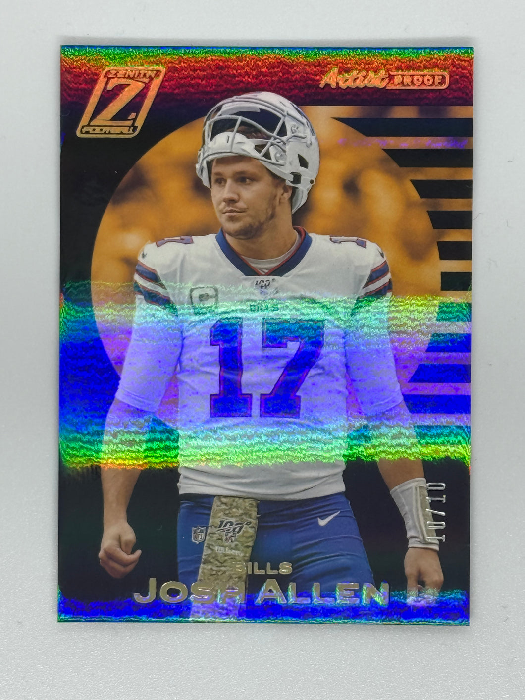 JOSH ALLEN 2020 Panini Zenith #8 Artist Proof SP SSP Refractor /10