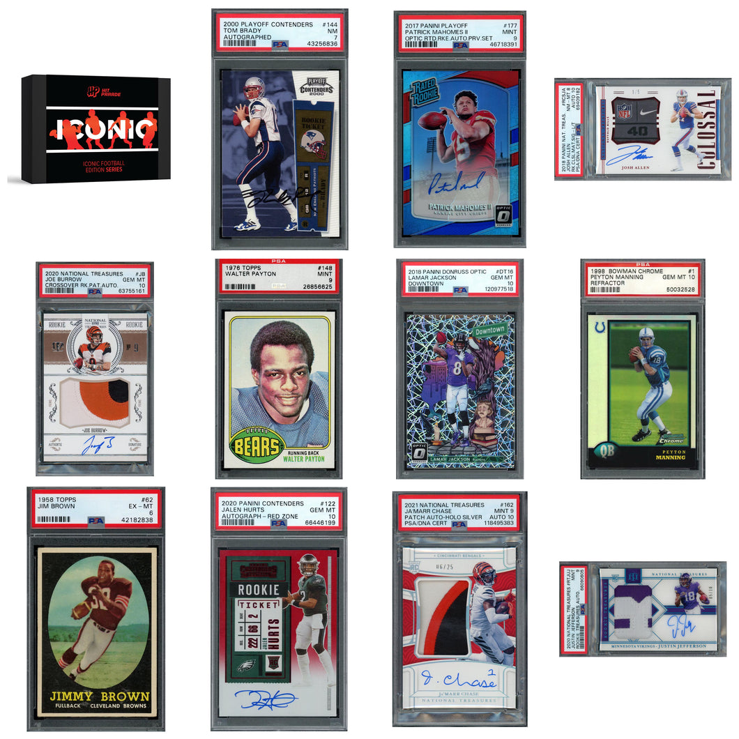 2025 Hit Parade ICONIC Football Edition Hobby Random Division 1 Box Break #3