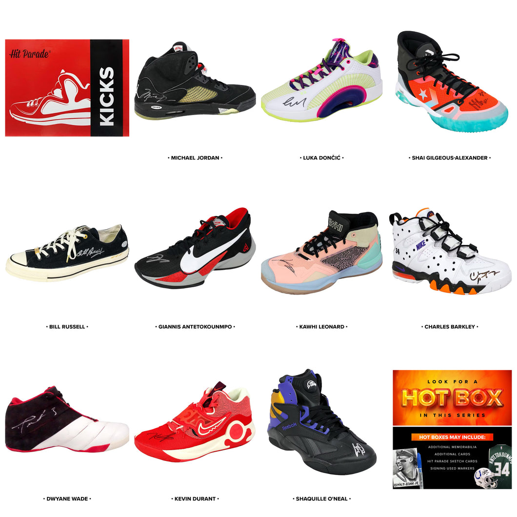 2025-26 Hit Parade KICKS Series 1 Autographed Basketball Shoe 1 Box Break #1