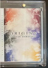 Load image into Gallery viewer, JOSH ALLEN BAKER MAYFIELD LAMAR JACKSON SAM DARNOLD 2018 Panini Origins RC Six Star Signatures Booklet AUTO 8/10

