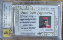 Load image into Gallery viewer, SHOHEI OHTANI 2018 Leaf ITG RC Player Worn RPA Autograph /12 BGS 8.5
