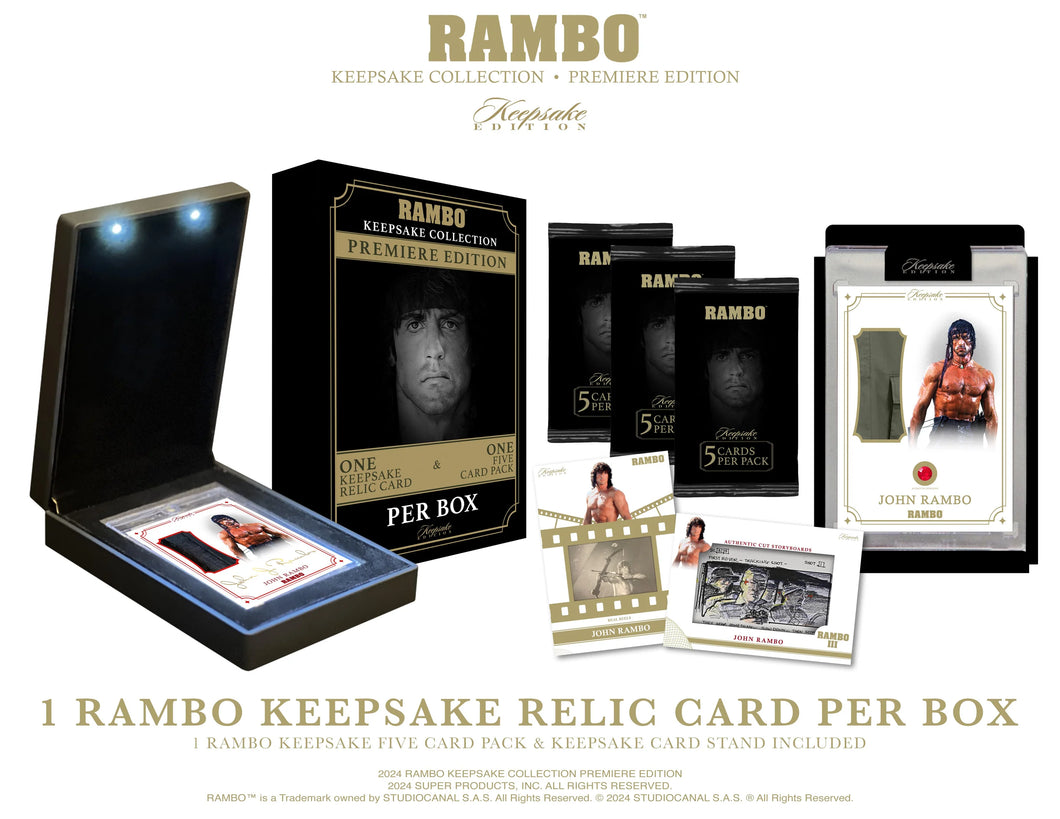 2024 Super Break Keepsake RAMBO Premiere Edition SEALED Box