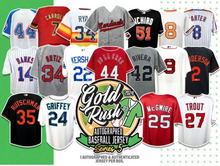 Load image into Gallery viewer, 2024 Gold Rush Series 5 Autographed Baseball Jersey PICK YOUR TEAM 1 Box Break #5
