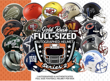 Load image into Gallery viewer, 2025 Gold Rush Series 2 Autographed Full Size Helmet PICK YOUR TEAM 1 Box Break #6
