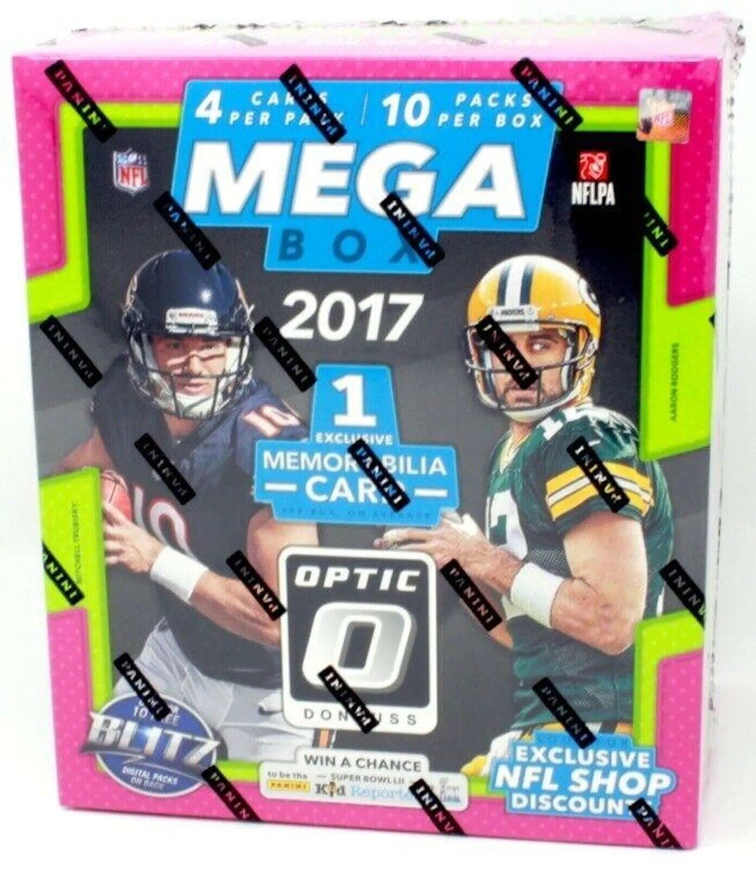 2017 Panini Donruss Optic Football SEALED Mega Box - Mahomes RC?