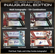 Load image into Gallery viewer, 2021 Super Glow Sports Inaugural Edition SEALED Hobby Box - 1 AUTOGRAPH!

